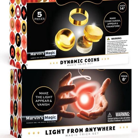 NWB FAO Schwartz Magic Light from Anywhere & Dynamic Coins Kit‎ Toy Illusion - Picture 1 of 5